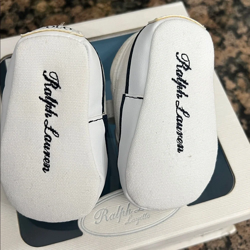 Ralph Lauren Layette Baby Crib Shoes